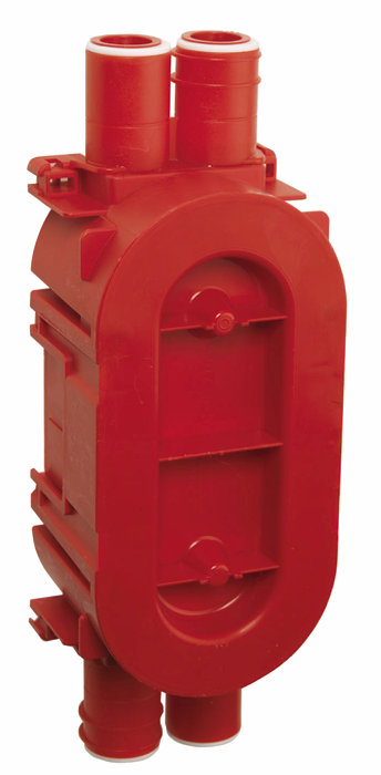 Koblingsboks dobbel 71 x 57 mm 4 stk. 